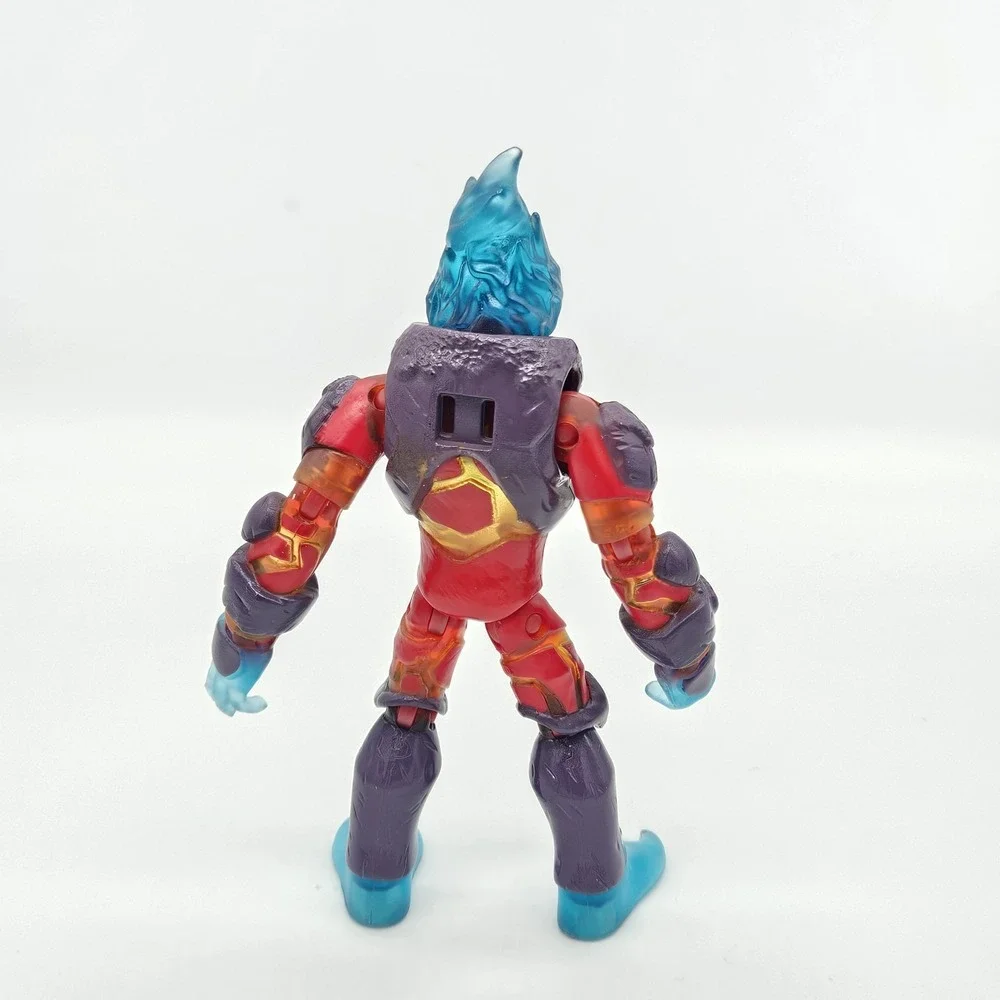 Ben 10 Heatblast Action Figure Playmates 2017 Omni-Enhanced Translucent Blue